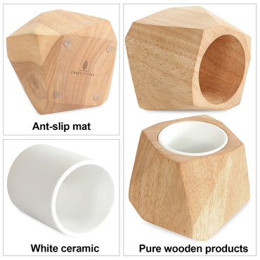 Simple Wooden Flowerpot Creative Home Garden - One Red Hill