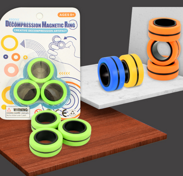 Magnetic finger rotating ring - One Red Hill