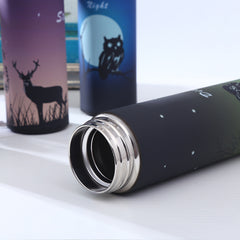 Stainless steel vacuum flask straight body