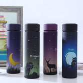 Stainless steel vacuum flask straight body