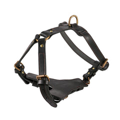 Cowhide Chest Back Pet Supplies Dog Automatic Traction Rope Chest Harness Set Pet Traction Rope