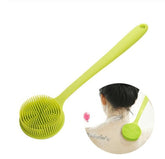 Silicone back scrubber stick