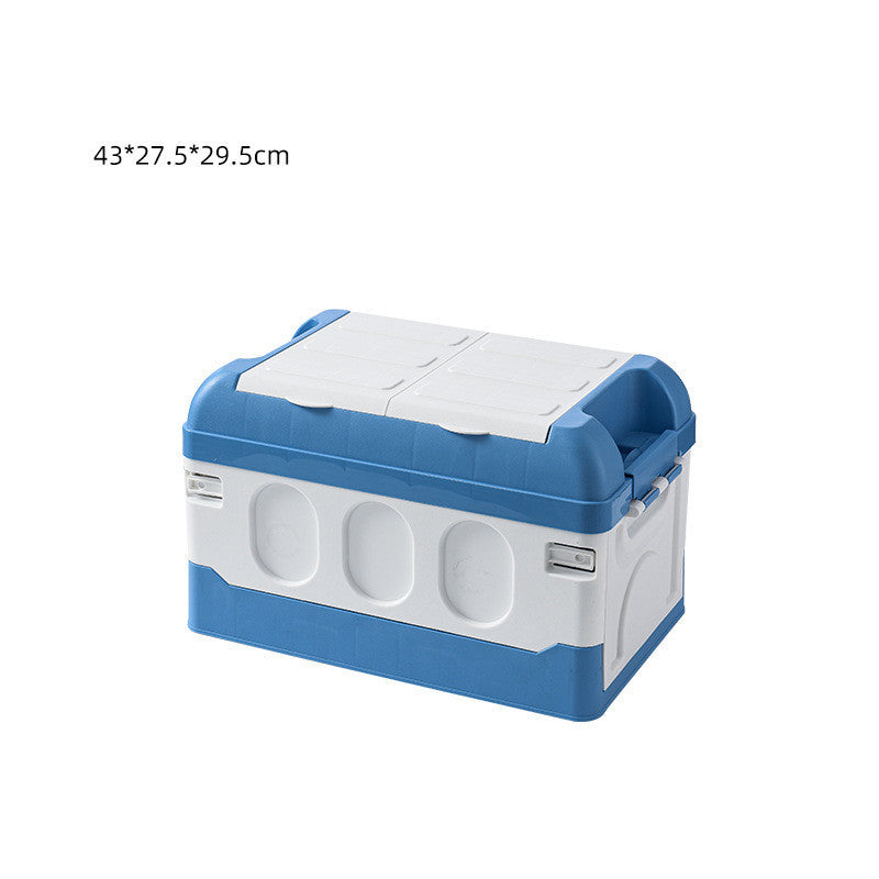 Car Storage Box Car Built-In Storage Box Back Folding Box - One Red Hill