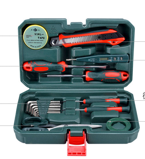 Toolbox Set, Home Hand Tools, Hardware And Electrician Special Maintenance, Multi-Functional Brand Customization - One Red Hill