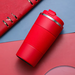 The New 304 Stainless Steel Vacuum Flask Creative Business Office Three-Generation Coffee Cup