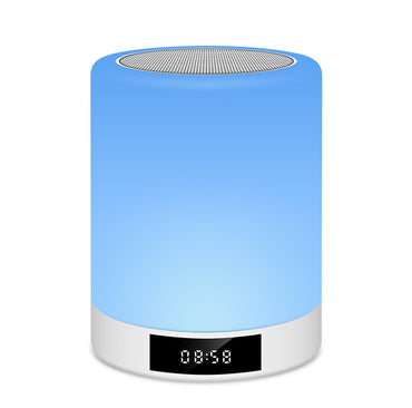 Usb Night Light Rechargeable Bluetooth Speaker Mini Speaker Alarm Clock - One Red Hill
