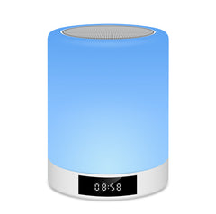Usb Night Light Rechargeable Bluetooth Speaker Mini Speaker Alarm Clock