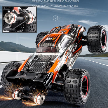 Plastic Remote Control Car Electric High-speed Four-wheel Drive Car Brushless - One Red Hill