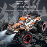 Plastic Remote Control Car Electric High-speed Four-wheel Drive Car Brushless - One Red Hill