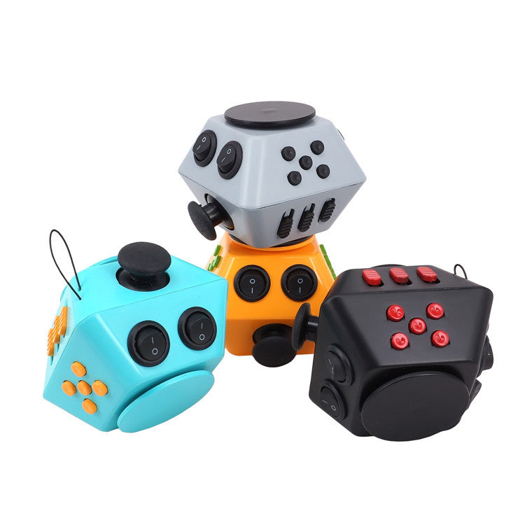 Spinner Cube Antistress Magic Stress Cube Relieve Anxiety Boredom Finger Cube Toy Combination Stress Upgraded - One Red Hill