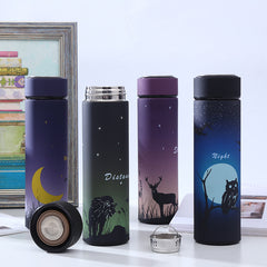 Stainless steel vacuum flask straight body