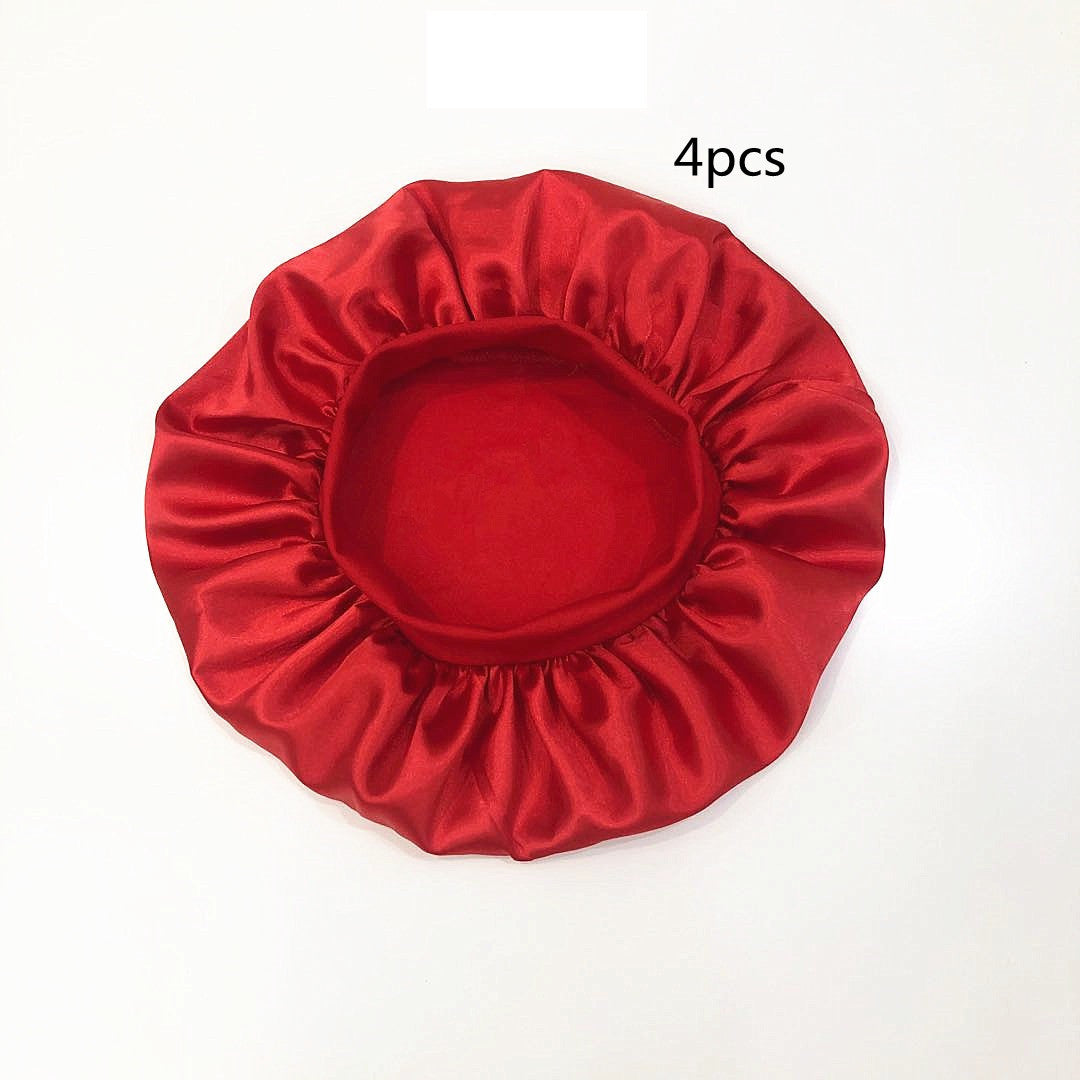 Satin Sleep Oversized Day And Night Hat Salon Hat Hood