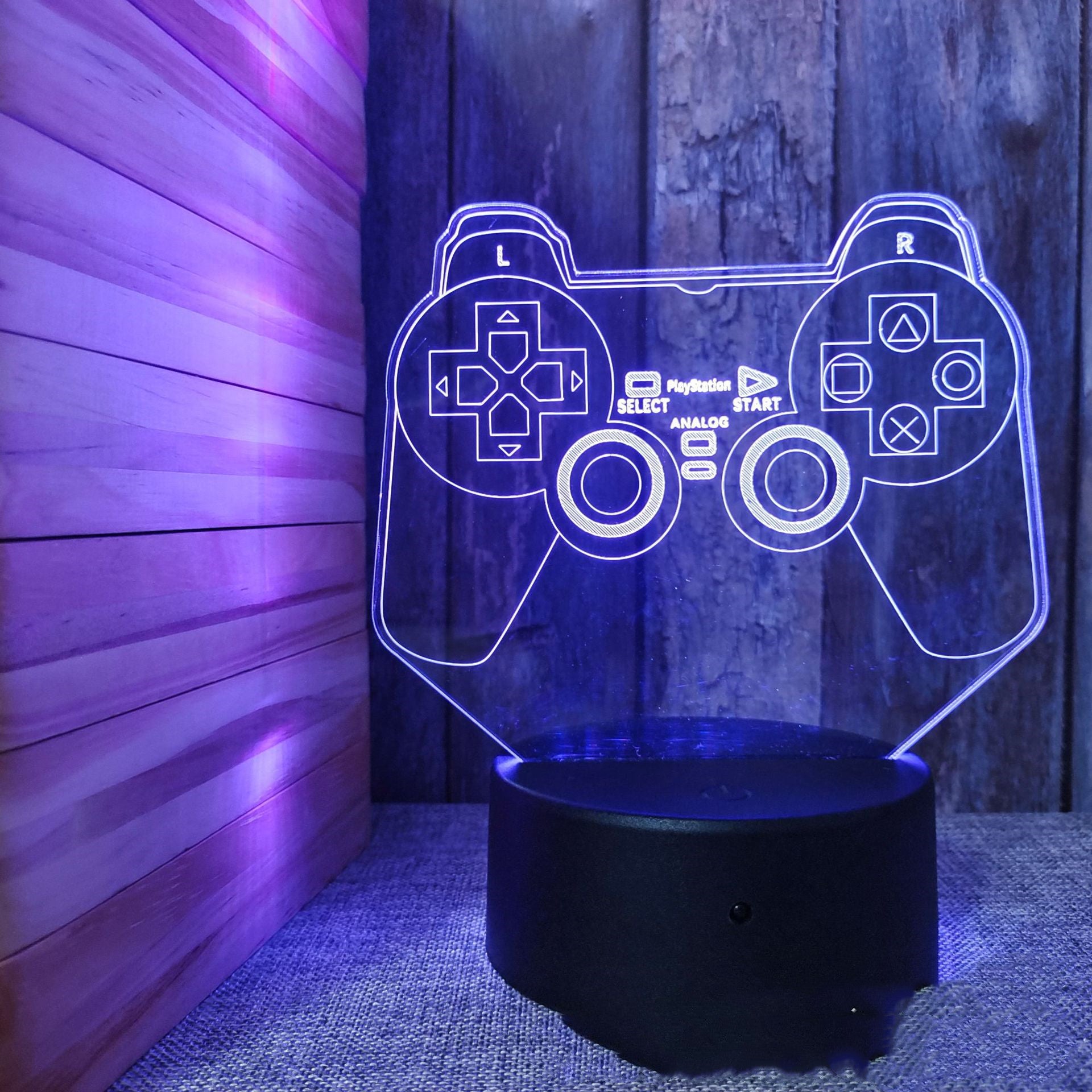 Small Night Light Touch Remote Control Cracked LED - One Red Hill