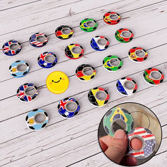 Creative Football World Cup Fidget Spinner Toy Keychain Hand Spinner Toy Finger Spinner Keychain Bottle Opener Kids Toy