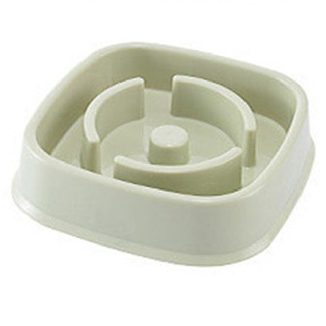 Cats Choke Prevention Slow Food Bowl