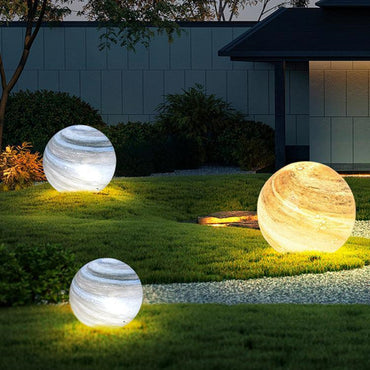 Solar Lawn Outdoor Waterproof Villa Garden Grass Earth Lamp - One Red Hill
