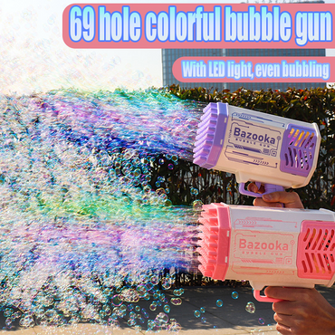 69 Holes Soap Bubbles Machine Gun - One Red Hill