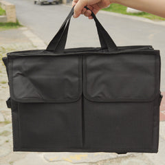 Car storage can store and organize packages - One Red Hill