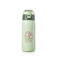 Stainless Steel Vacuum Flask Korean Version Of The Bomb Cover Large-capacity Vehicle