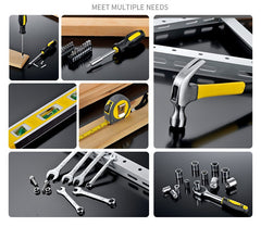 Household Hardware Hand Tool Combination Car Repair Group Set Toolbox - One Red Hill