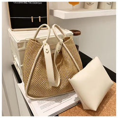Trendy Women's Bags Fashion Large Capacity Contrast Color