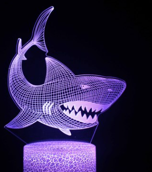 LED colorful touch remote control night light - One Red Hill