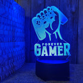 3D Night Light Touch Remote Control Crack - One Red Hill