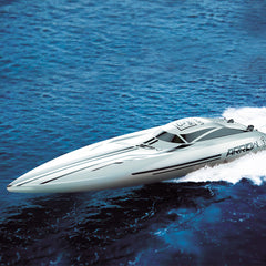 Brushless Motor High-speed Speedboat 24G Remote-control Ship Extended Version Ship Navigation Model Toy - One Red Hill
