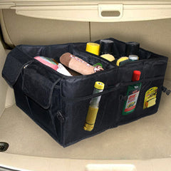 Car storage can store and organize packages - One Red Hill