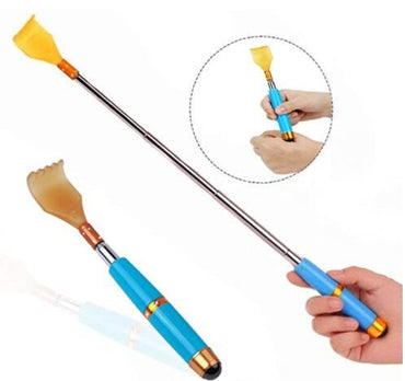 Tickling metal telescopic rod plastic claw back grasper - One Red Hill