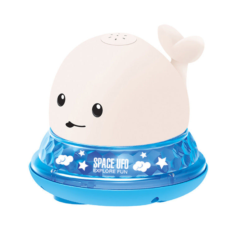 New Baby Bathroom Bath Electric Induction Whale Spray Small Toy - One Red Hill