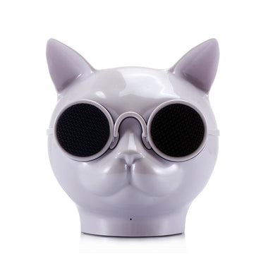 T8 Cat Head Bluetooth Speaker Cat Head Personality Wireless Stereo - The Wacky Things They Come Up With ! ! - One Red Hill