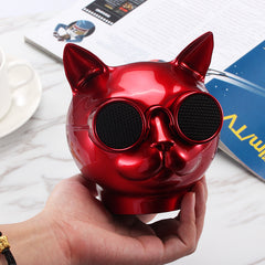 T8 Cat Head Bluetooth Speaker Cat Head Personality Wireless Stereo - The Wacky Things They Come Up With ! !