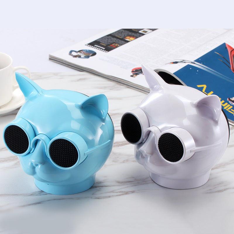 T8 Cat Head Bluetooth Speaker Cat Head Personality Wireless Stereo - The Wacky Things They Come Up With ! ! - One Red Hill