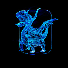 LED Acrylic Visual Stereo Light Touch Remote Control - One Red Hill