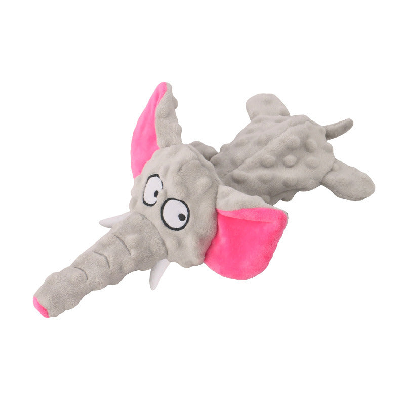 Pet Plush Toy Elephant Leather Phone Case Dog Interaction Pet Toy - One Red Hill