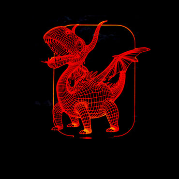 LED Acrylic Visual Stereo Light Touch Remote Control - One Red Hill