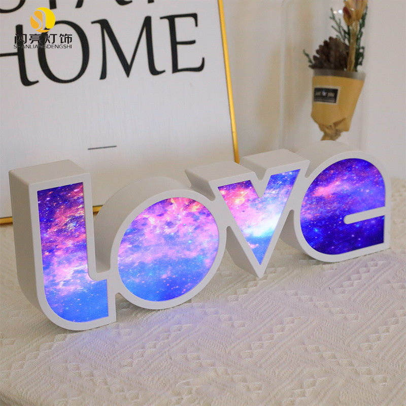 Valentines Day Decor LED LOVE Light Valentines Day Gift For Girlfriend Bithday Wedding Party Decoration Romantic Wedding Decor - One Red Hill