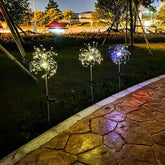 Solar Ground Plug Firework Light Led Copper Wire