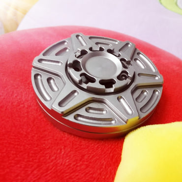 Fidget Spinner Stainless Steel Decompression Toy Gift