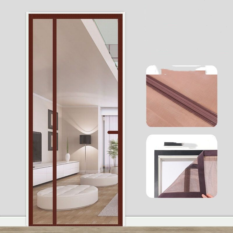 New Type Of Mosquito Proof Door Curtain For Home Use Without Punching - One Red Hill