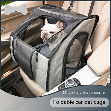 Pet Car Supplies Dog Dog Cage Nest Go Out Portable - One Red Hill