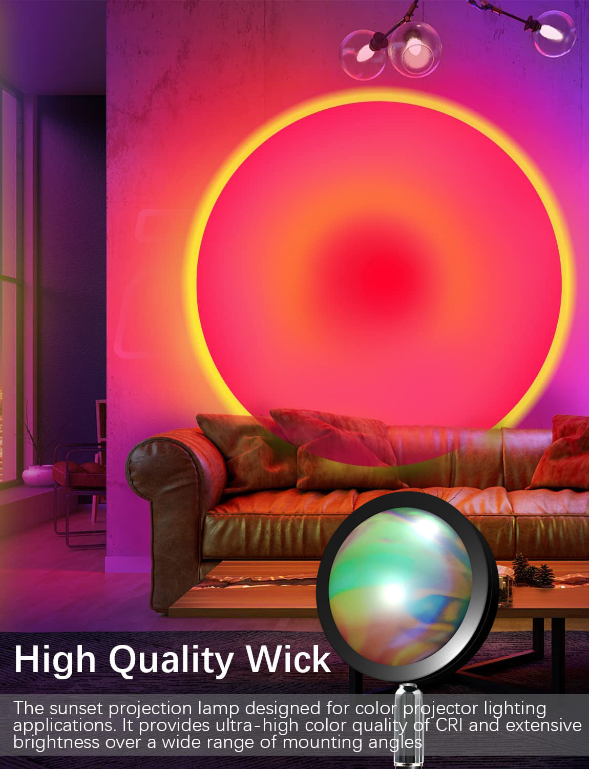 APP Remote Control RGB Floor Atmosphere Lamp - One Red Hill
