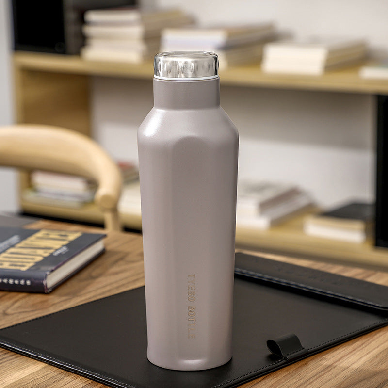 Stainless Steel Vacuum Flask Water Cup Outdoor Sports Water Bottle - One Red Hill