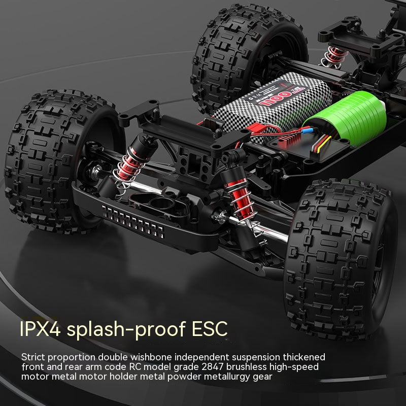 Four-wheel Drive Brushless Remote Control Car Toy - One Red Hill