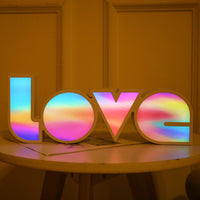 Valentines Day Decor LED LOVE Light Valentines Day Gift For Girlfriend Bithday Wedding Party Decoration Romantic Wedding Decor - One Red Hill