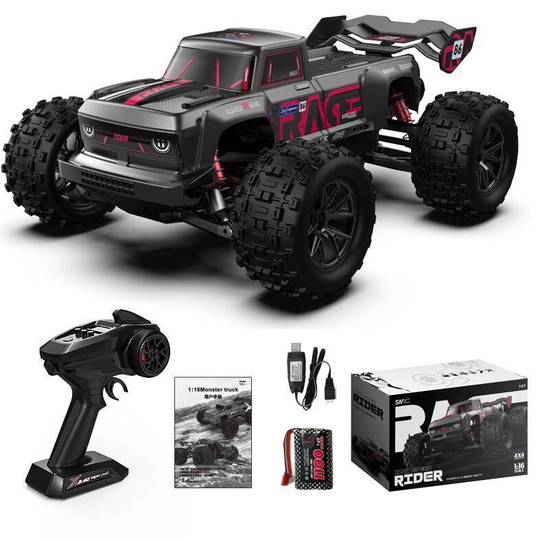Four-wheel Drive Brushless Remote Control Car Toy - One Red Hill
