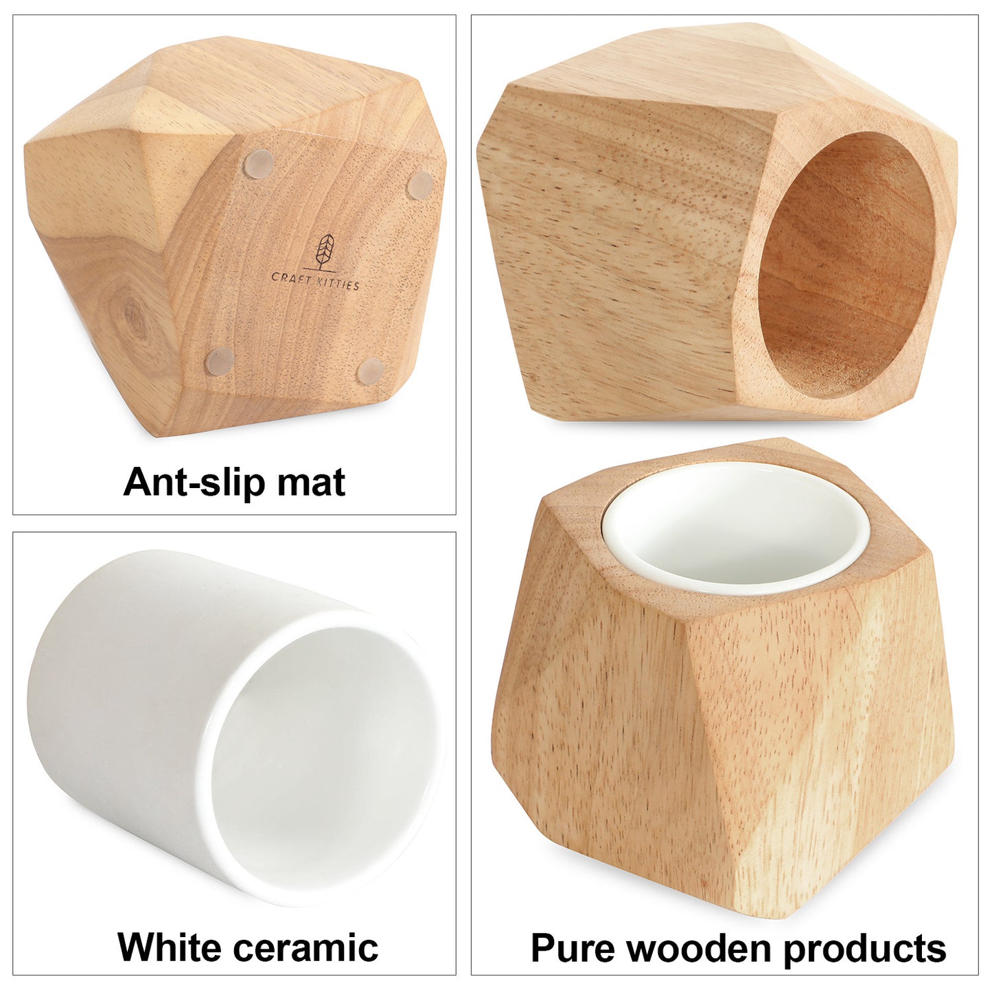 Simple Wooden Flowerpot Creative Home Garden - One Red Hill