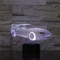 Colorful Touch Remote Control LED Visual Lamp Gift 3D Small Table Lamp - One Red Hill