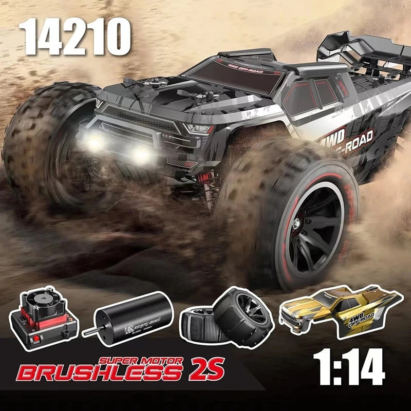 Brushless RC Car High Speed Drift Truck 24g Remote Control Car - One Red Hill